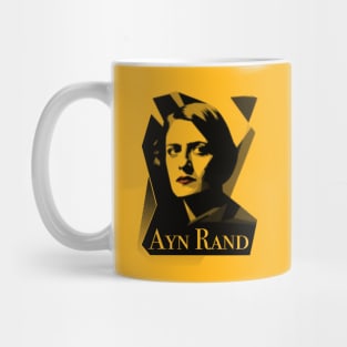 Ayn Rand (Light) Mug